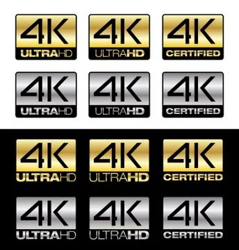 Logos 4K Ultra HD Stock Illustration