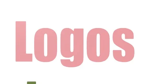 Logos Animated Tagcloud Isolated Stockbeeldmateriaal 107204003