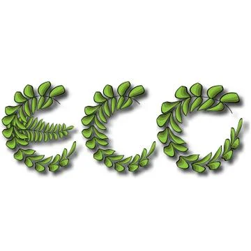 Logos of green tree leaf ecology nature element vector icon. Stock Illustration
