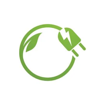 Logos of green Tree leaf ecology Stock Illustration