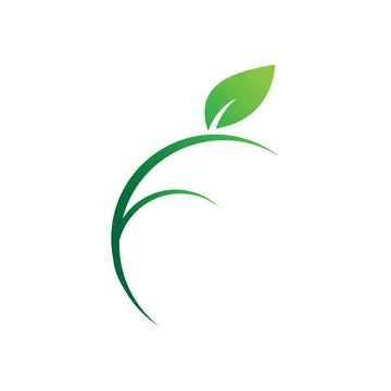 Logos of green Tree leaf ecology nature element vector Illustrazione stock