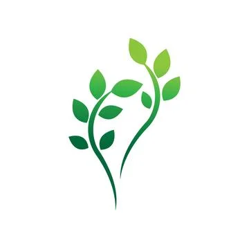 Logos of green Tree leaf ecology nature element vector Stock Illustration