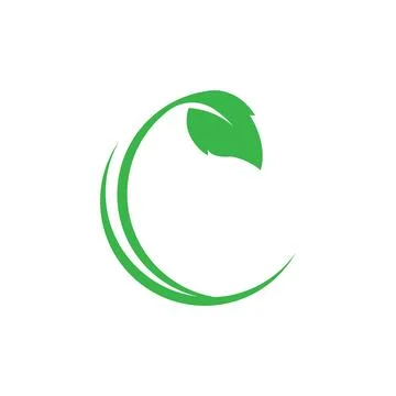 Logos of green Tree leaf ecology nature element vector Illustrazione stock