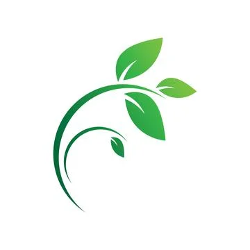 Logos of green Tree leaf ecology nature element vector Stock Illustration