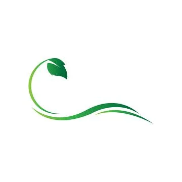 Logos of green Tree leaf ecology nature element vector Stock Illustration