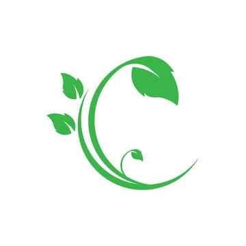 Logos of green Tree leaf ecology nature element vector Stock Illustration