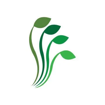 Logos of green Tree leaf ecology nature element vector Stock Illustration