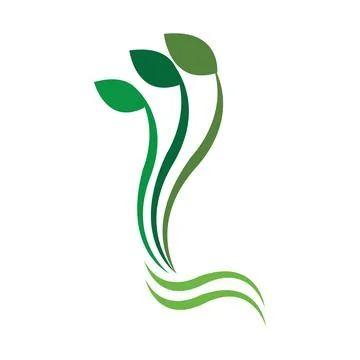 Logos of green Tree leaf ecology nature element vector Stock Illustration