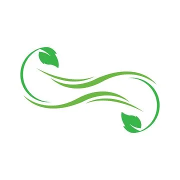 Logos of green Tree leaf ecology nature element vector Stock Illustration