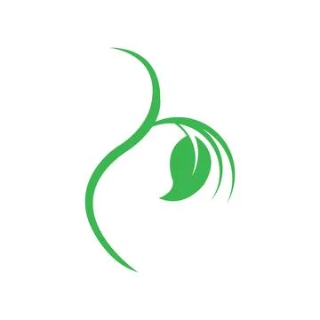 Logos of green Tree leaf ecology nature element vector Illustrazione stock
