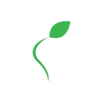 Logos of green Tree leaf ecology nature element vector Illustrazione stock