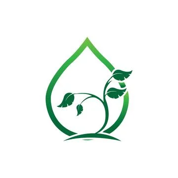 Logos of green Tree leaf ecology nature element vector Stock Illustration
