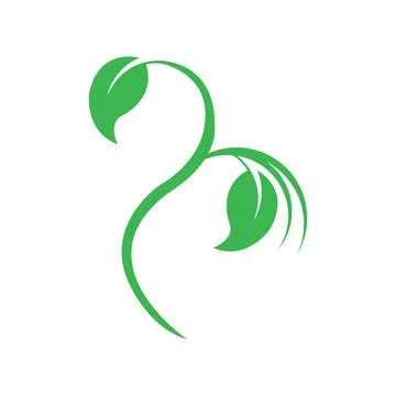 Logos of green Tree leaf ecology nature element vector Stock Illustration