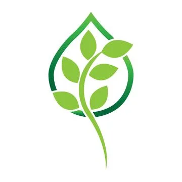 Logos of green Tree leaf ecology nature element vector Stock Illustration