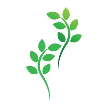 Logos of green Tree leaf ecology nature element vector Stock Illustration