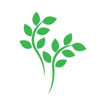 Logos of green Tree leaf ecology nature element vector Stock Illustration