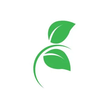 Logos of green Tree leaf ecology nature element vector Stock Illustration