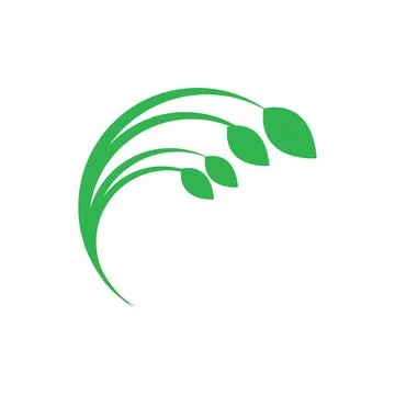 Logos of green Tree leaf ecology nature element vector Stock Illustration