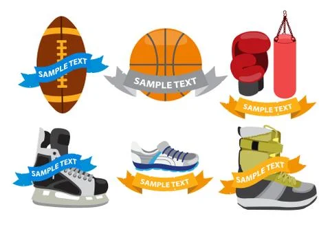 Logos sport Stock Illustration