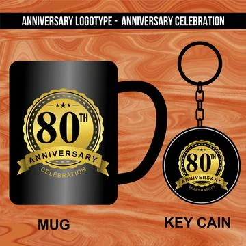 Logotype for Anniversaries Stock-Illustration