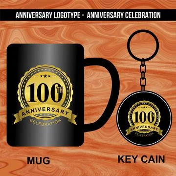 Logotype for Anniversaries Stock-Illustration