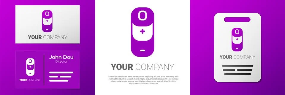 Logotype Battery charge level indicator icon isolated on white background. .. Stock Illustration