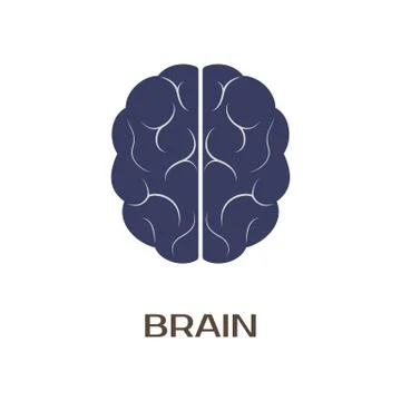 Logotype of brain. vector illustration Stock Illustration