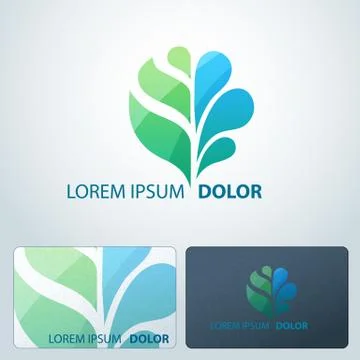 Logotype Ecology Stock Illustration