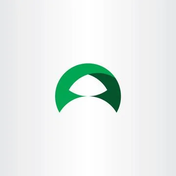 Logotype green letter a symbol vector sign logo Stock-Illustration