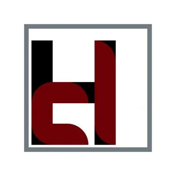 Logotype H D Stock Illustration