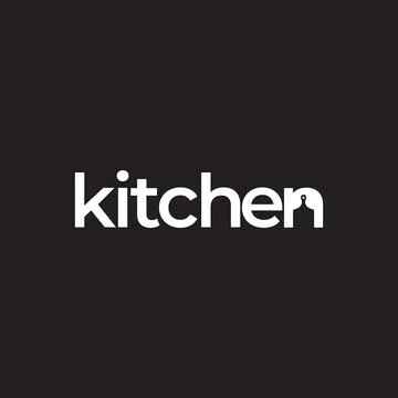 Logotype kitchen with tray logo design vector graphic symbol icon illustrat.. Stock Illustration