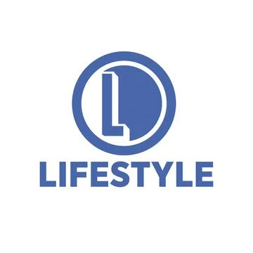 Logotype with L letter Stock Illustration