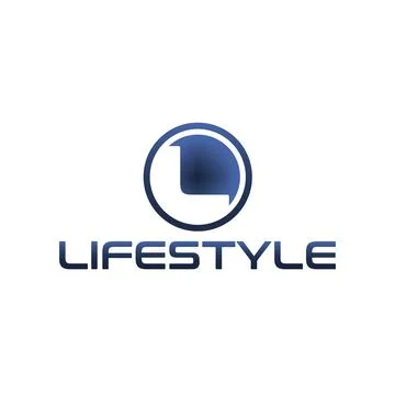 Logotype with L letter Stock Illustration