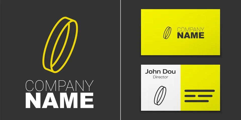 Logotype line Wedding ring icon isolated on grey background. Bride and groom Stock Illustration