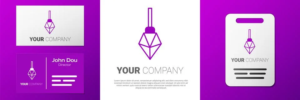 Logotype Magic stone icon isolated on white background. Fantasy crystal. Jewelry 스톡 일러스트