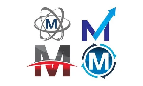 Logotype Modern Template Set Stock-Illustration