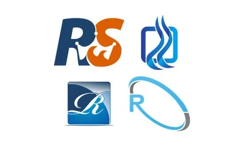 Logotype Modern Template Set Stock-Illustration