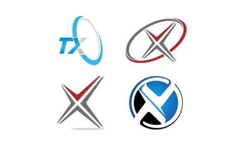 Logotype Modern Template Set Stock-Illustration