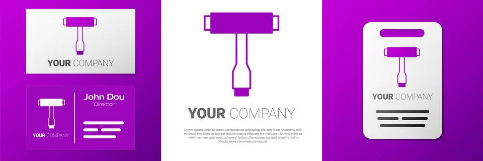 Logotype Multi-Function All-In-One portable skate tool T-tool for skateboard Stock Illustration