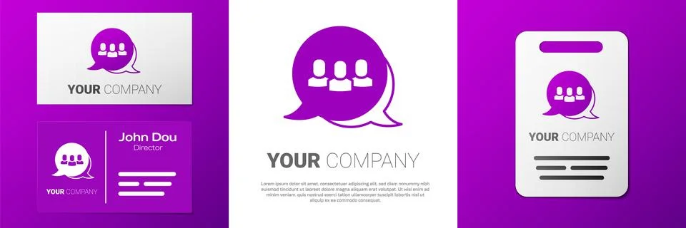 Logotype Project team base icon isolated on white background. Business anal.. Stock Illustration