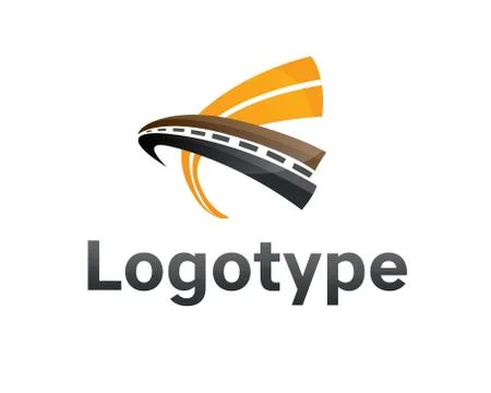 Logotype transportation Stock Illustration