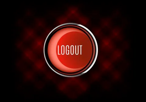 Logout Button Stock Illustration