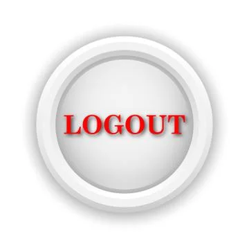 Logout icon Stock Illustration