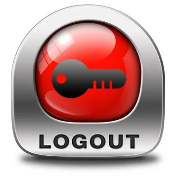 Logout icon Stock Illustration