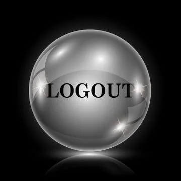 Logout icon Stock Illustration