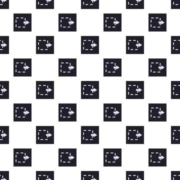 Logout icon seamless pattern sending user data out Stock Illustration