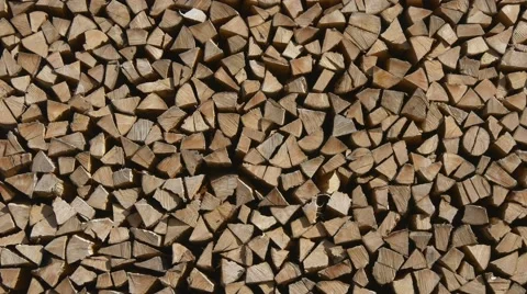 Logs of firewood Stock-Footage 66791369
