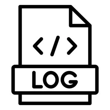 Logs Vector Icon Design Illustration Stock Illustration