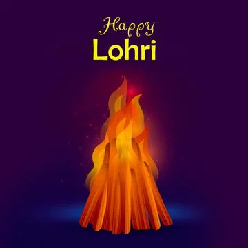Lohri Stock Illustration