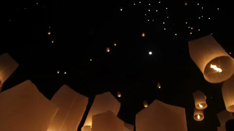 Loi Krathong Stock Footage 944298